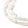 Natural Baroque Keshi Pearl Beads Strands PEAR-B004-04B-01A-3