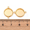 Brass Connector Cabochon Settings KK-F898-21B-G-3