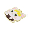 Cartoon Alloy Enamel Pendants ENAM-Z015-04G-01-2