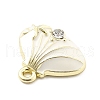 Alloy Enamel Charms PALLOY-E582-02G-03-2