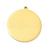 304 Stainless Steel Pendants STAS-M302-01G-2