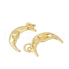 Brass Pendants ZIRC-I044-43G-2