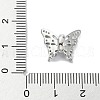 Rack Plating Brass Micro Pave Clear Cubic Zirconia Beads KK-U014-09P-3