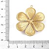 304 Stainless Steel and Acrylic and Plastic Pendants STAS-R170-04G-05-3