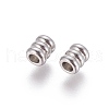 Non-Tarnish 202 Stainless Steel Beads X-STAS-F205-08P-1