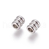 202 Stainless Steel Beads X-STAS-F205-08P-1