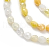 Gradient Color Electroplate Glass Bead Strands X-GLAA-E042-04D-3