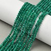 Natural Green Onyx Agate Beads Strands G-C201-B02-3mm-1