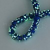 Luminous Handmade Gold Foil Glass Beads Strands FOIL-N029-02A-03-2