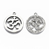 Tibetan Style Alloy Pendants TIBEP-S319-111AS-RS-2