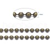 Brass Ball Chains CHC013Y-AB-7