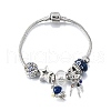 Alloy Enamel European Beads Charm Bracelets BJEW-F495-19P-2
