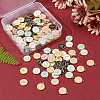 Golden Plated Alloy Enamel Charms ENAM-SZ0001-02G-3