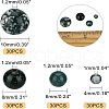  120Pcs 4 Style Natural Tree Agate Beads G-NB0002-71-2
