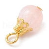 Resin Imitation Cat Eye Pendants PALLOY-JF02179-02-4