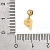 304 Stainless Steel Rhinstone Pendant STAS-H202-50G-P-3