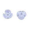 Resin Imitation Pearl Bead Caps X-RESI-N036-01B-3