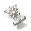 Brass Micro Pave Cubic Zirconia Pendants KK-U061-22P-2