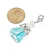 Angel Handmade Glass Seed Beaded & Acrylic Pendants Decorations HJEW-MZ00271-3