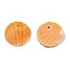 Natural Scallop Shell Pendants BSHE-S122-4