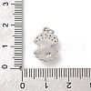 Brass Micro Pave Cubic Zirconia Pendants KK-I276-08P-3