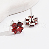 S925 Sterling Silver Clover Stud Earrings XS8392-3