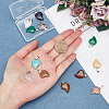   Natural & Synthetic Mixed Gemstone Pendants G-PH0001-30P-3