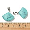 Synthetic Turquoise Pendants G-Z067-05P-10-4