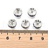 Brass Grade A Rhinestone Spacer Beads RB-A004-3-4