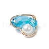 Glass Pendants PALLOY-JF03673-5