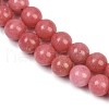 Natural Thulite Beads Strands G-Z044-A02-01-3