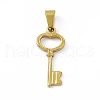 PVD Vacuum Plating 304 Stainless Steel Pendants STAS-P315-18G-1