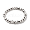 Synthetic Hematite & Polymer Clay Heishi Beads Stretch Bracelets Set BJEW-JB07446-9