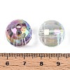 UV Plating Transparent Acrylic Beads TACR-N020-03-3