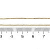 Brass Box Chain Necklaces for Women NJEW-D302-42G-5