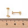 304 Stainless Steel Opal Stud Earrings EJEW-B143-01G-05-5
