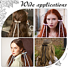 CRASPIRE Big Bowknot Polyester Alligator Hair Clips AJEW-CP0008-39D-6