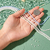 5 Strand 5 Colors Imitation Jade Glass Beads Strands EGLA-TA0001-51-5