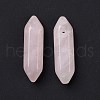 Natural Rose Quartz Terminal Pointed Pendants G-C007-02B-12-3