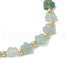 Natural Green Strawberry Quartz Beads Stretch Bracelets for Women BJEW-JB11768-07-4