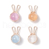 Rabbit Brass Pendants PALLOY-TA00236-01-1