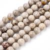 Natural Medicinal Beads Strands X-G-F353-8mm-3