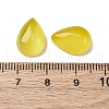 Natural Yellow Agate Cabochons G-B082-08-3