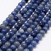 Dyed & Heated Natural Blue Aventurine Beads Strands X-G-I199-24-8mm-4