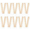 SUPERFINDINGS 10Pcs Alloy Bikini Clips FIND-FH0009-22G-1