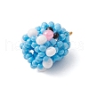 Seed Beads Beaded Charms PALLOY-MZ00360-4