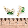 Brass Micro Pave Cubic Zirconia Pendants KK-P271-03G-C-3