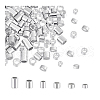   90pcs 6 Styles 925 Sterling Silver Tube Beads STER-PH0002-54-7