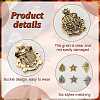 6Pcs 6 Style Sirius Theme Alloy Brooches JEWB-FG0001-14-4