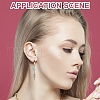 DELORIGIN 80Pcs 16 Styles Natural Rose Quartz & Amethyst & Howlite & Red Jasper & Green Aventurine Chip Pendants FIND-DR0001-38-7